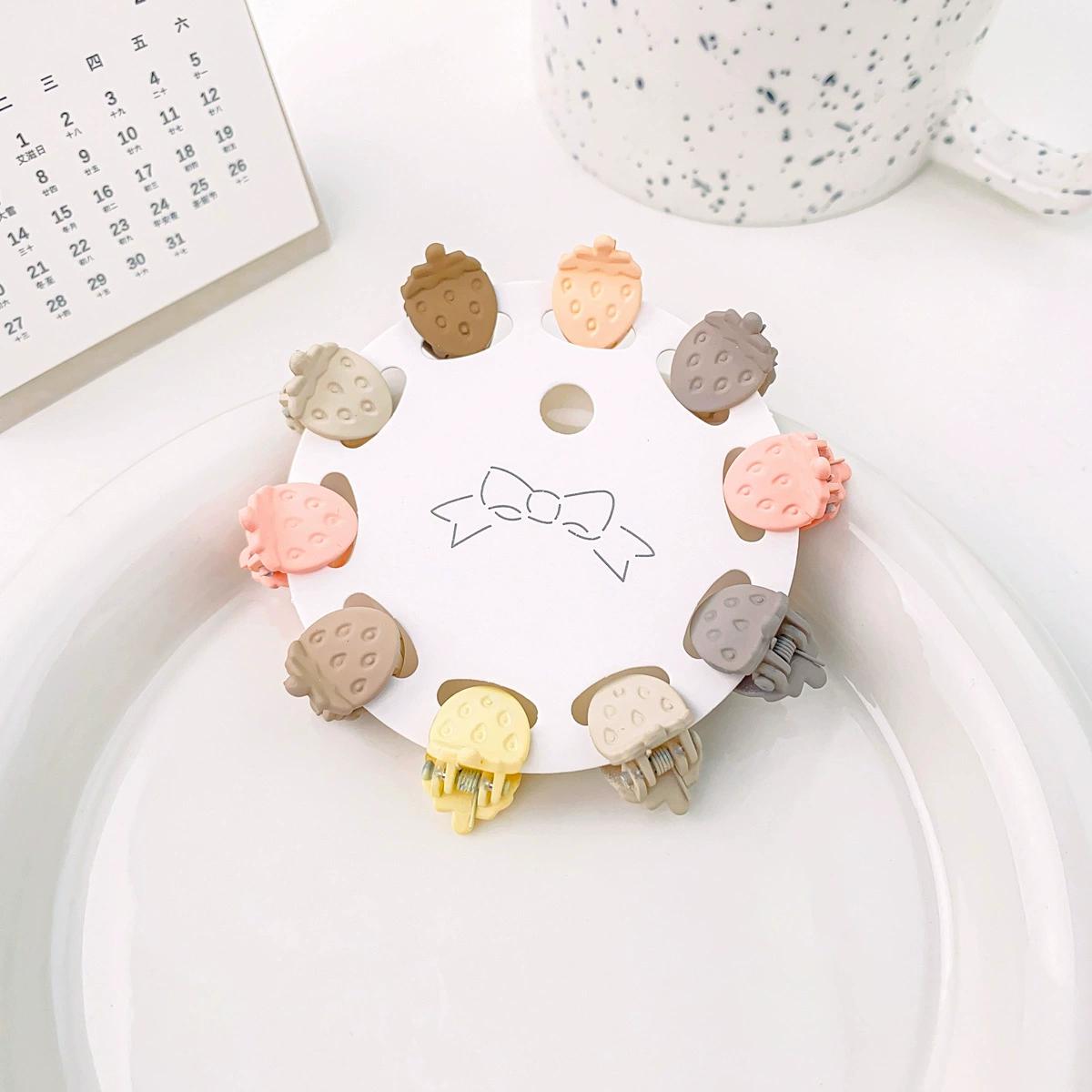 10 Teile/satz Süße Blumen Sterne Kleine Haar Krallen für Mädchen Kinder Haarnadeln Bunte Haar Clips Krabben Modische Haar Zubehör