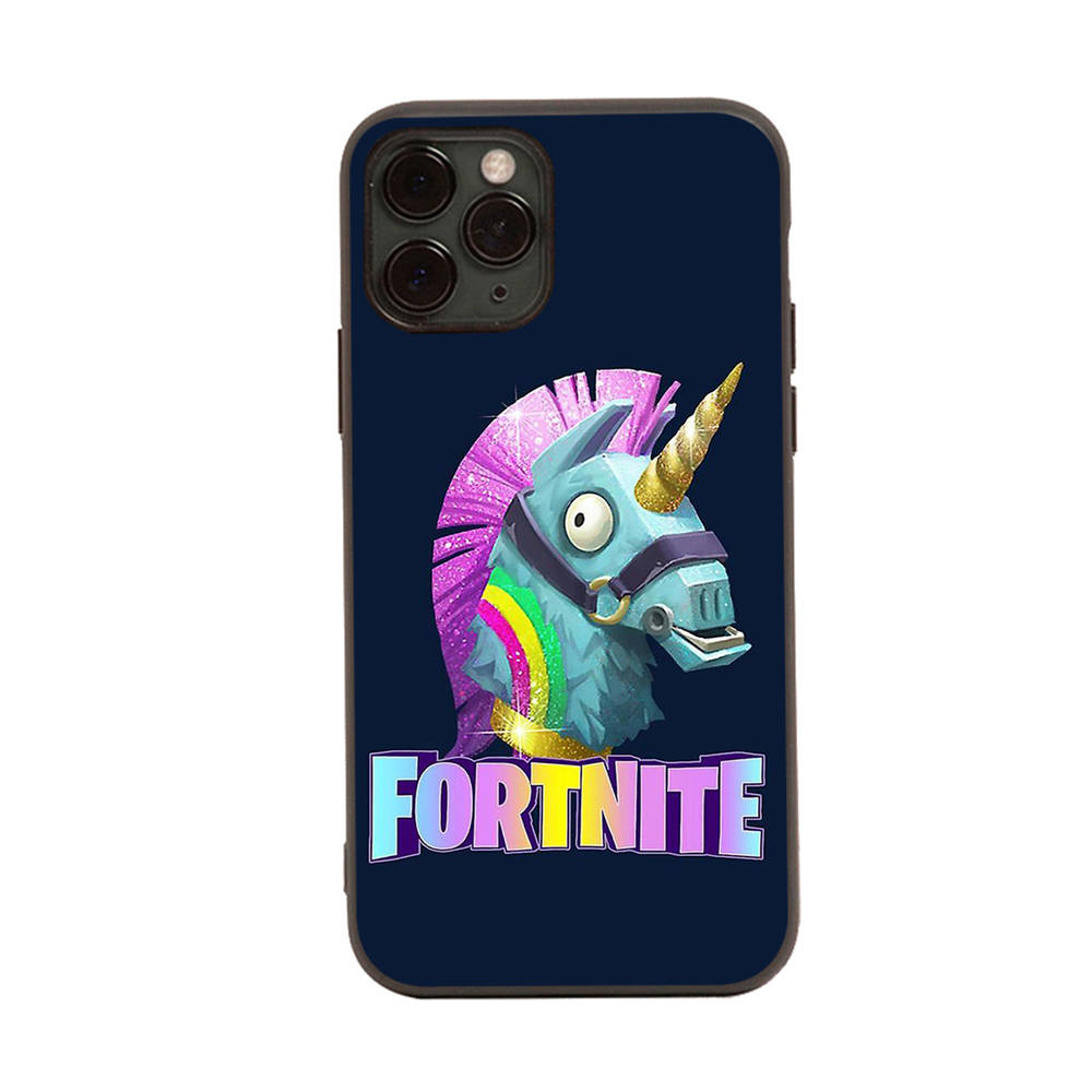 Hülle für iPhone 16 15 Plus 14 13 12 11 Pro 8 7 6S 6 SE 5S X XR XS Max Realme C30 C33 C31 9I Schwarze Softcover FI3 Fortnite Funny iPhone 5 indigo