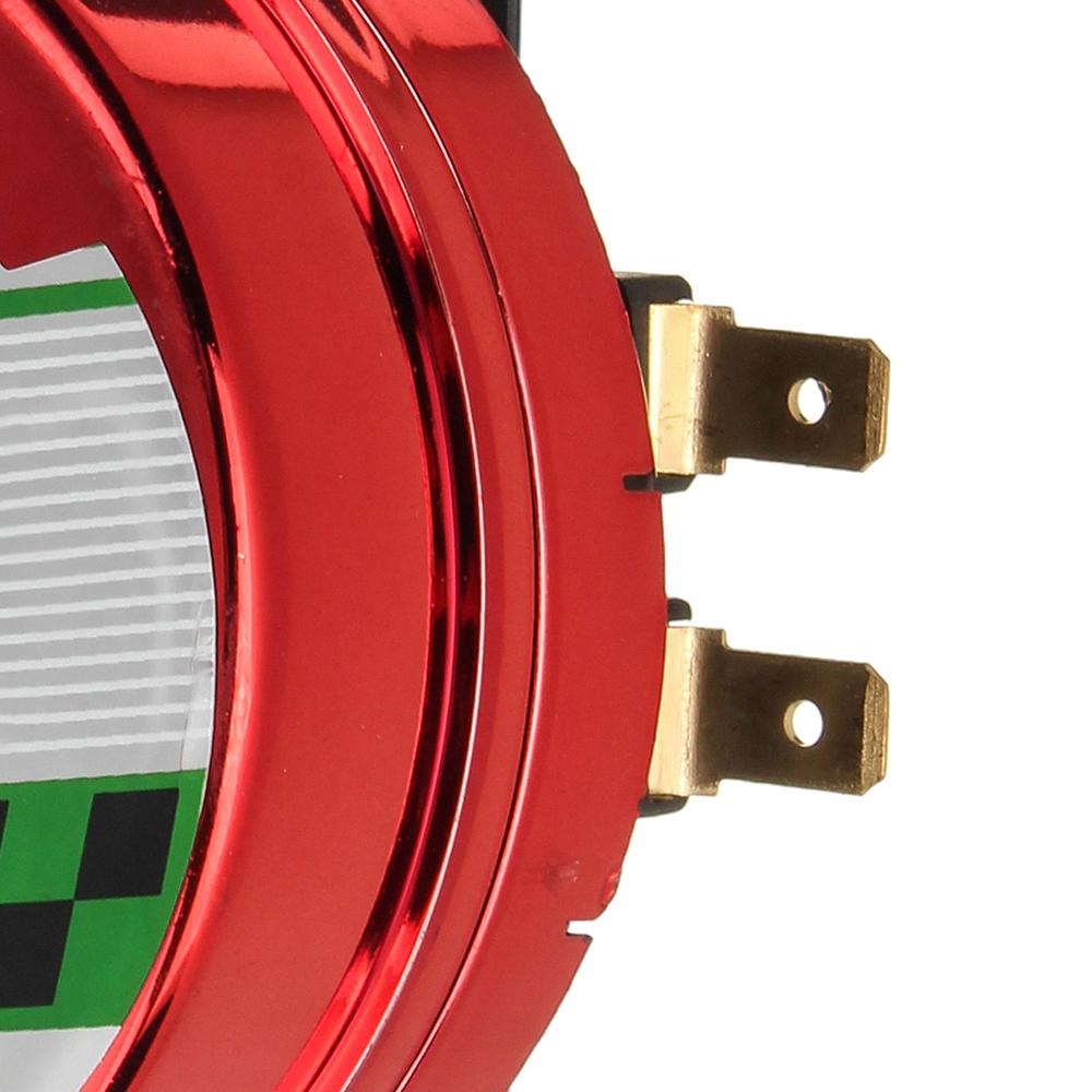 Universal Auto Motorrad Motorrad Lkw Boot 130DB Elektrische Laute Schnecke Air Horn Sirene Wasserdicht rot