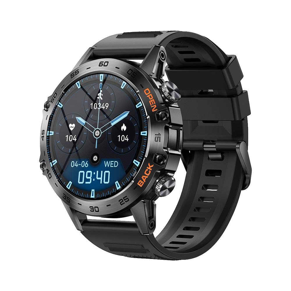 MEVADEN 1,39 IPS-Bildschirm Herren Bluetooth Call Smart Watch Sport Fitness Tracker Pulsmesser Smartwatch für Android IOS schwarz