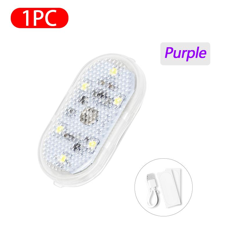 Auto Mini Led Touch Schalter Licht Auto Drahtlose Umgebungs Lampe Tragbare Nacht Lesen Licht Auto Dach Birne Auto Innen Licht 1pc