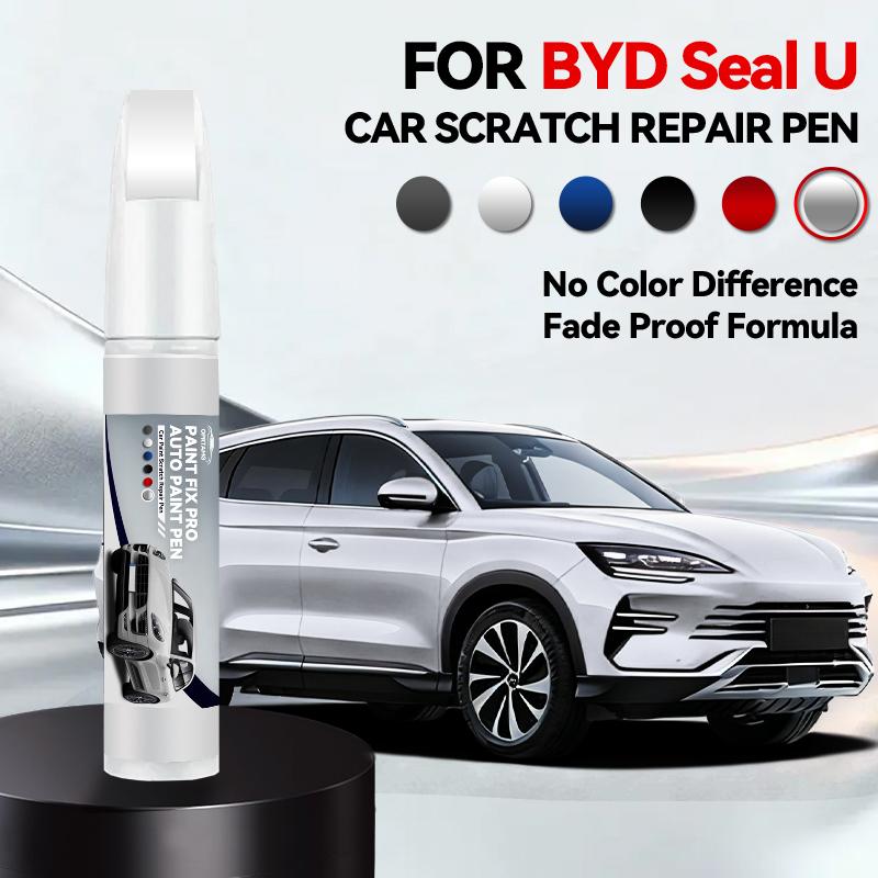 Für BYD Seal U 2023-2025 Lackreparaturstift Ausbesserungsstift Kratzerentferner DIY Autozubehör Schwarz Weiß Braun Blau Grau Gelb Rot silber
