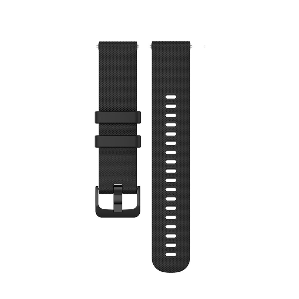 Silikonarmband für Garmin Vivoactive 3 4 4S Smart Watch Band Ersatzarmband für Garmin Venu 2 2S For Garmin Vivoactive 4 schwarz
