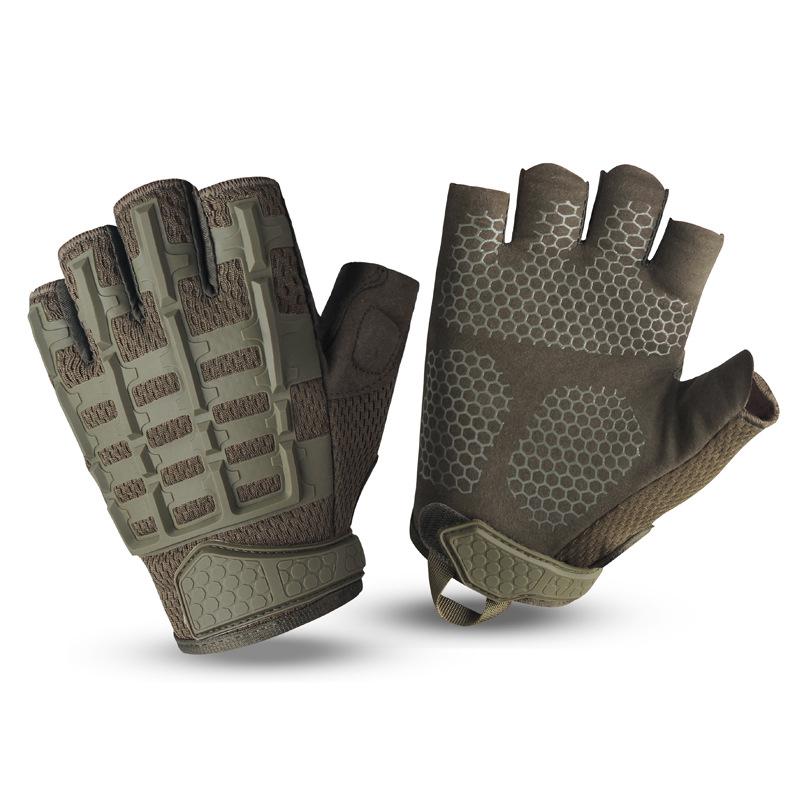 Outdoor Taktische Handschuhe Reitsport Motorrad Halbfingerhandschuhe Schützend Abriebfest Fitness Touchscreen Handschuhe Herren XL