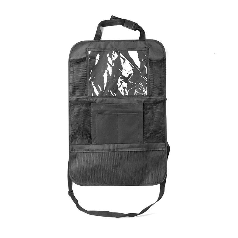 Car Rear Seat Organizer with Touch Screen Tablet Holder Automatic Storage Bag Cover Seat Seat Back Protector Child Travel Storage Bag Car Accessories 2PCS