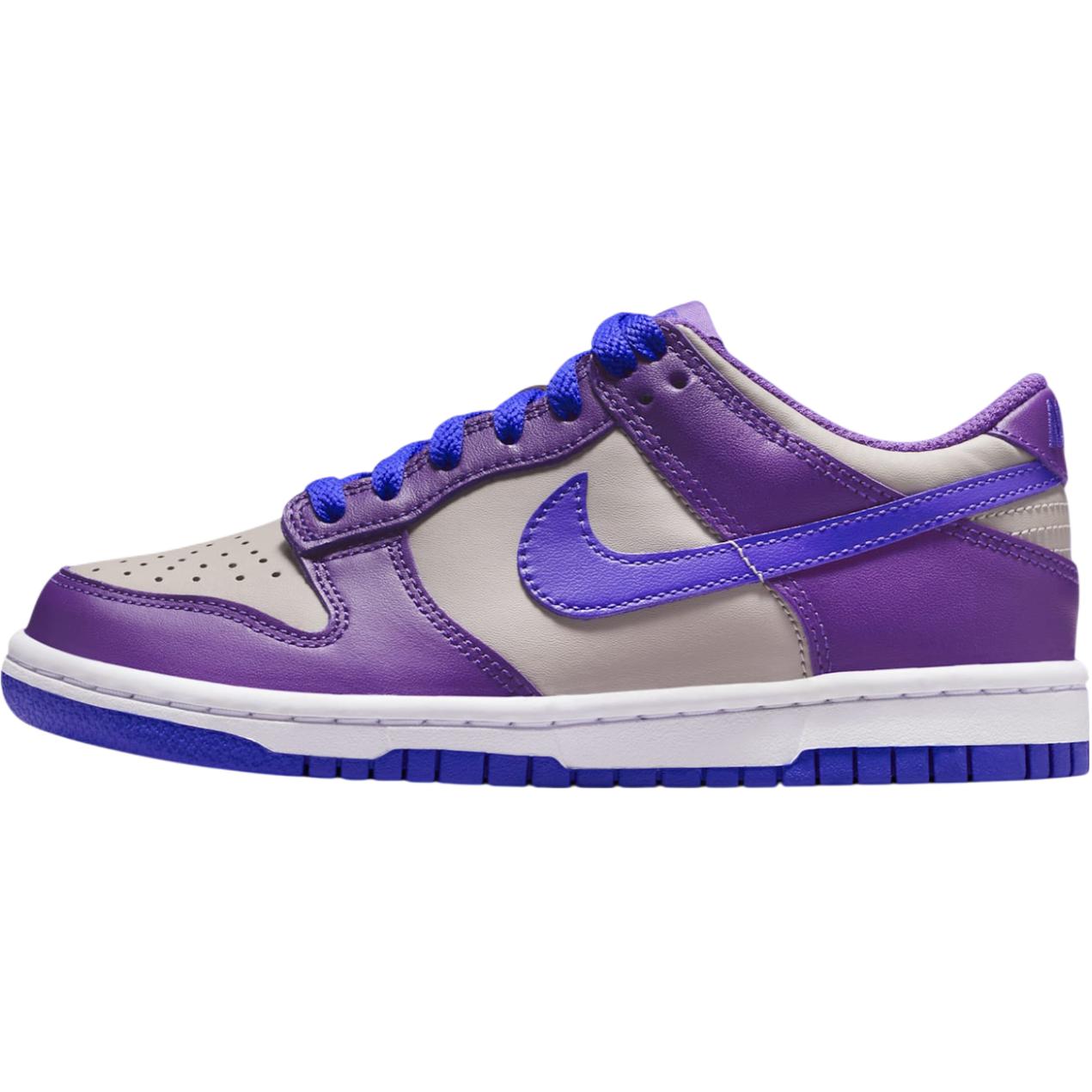 Nike Dunk Low GS Wild Grape Kinder-Sneakers Lila College-Grau Weiß FB9109-007 36