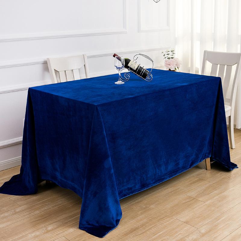 Goldenes Samttuch, Tischdecke, Stoff, Flanell, Anmeldetischdecke, Standtischdecke, Konferenz und Ausstellung, Flanell, Tischdecke, Tischsamt 260*100cm