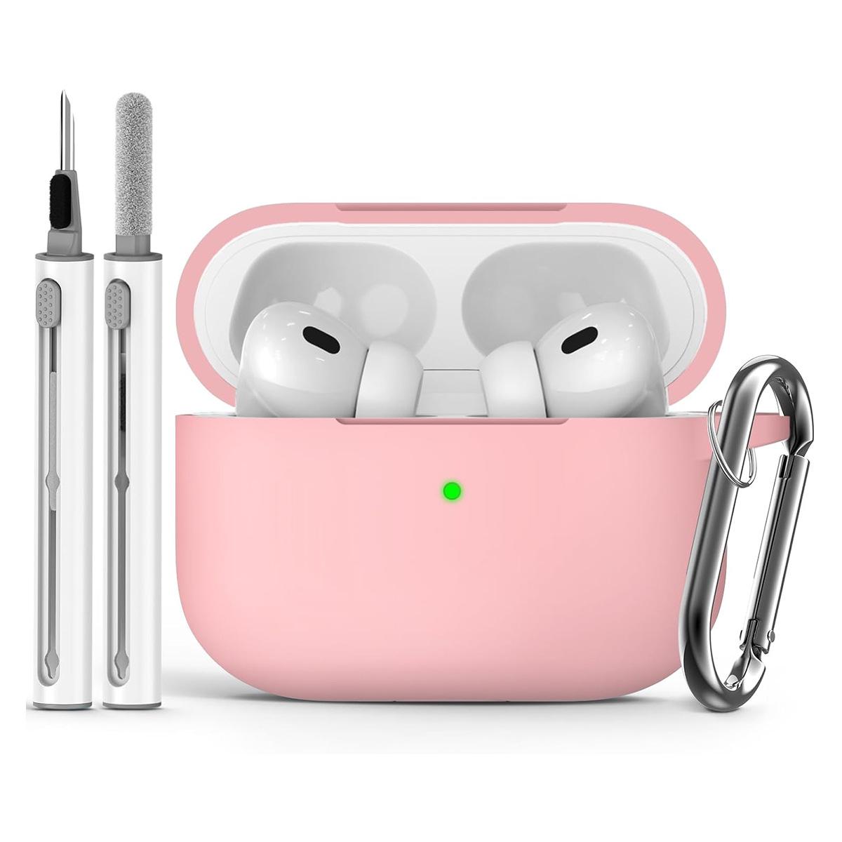 Bestseller AirPods Pro 3 Silikon Schutzhülle, 2025 Modell mit Riemen - Einfarbig Airpods 4