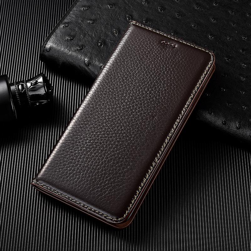 Luxus Echtleder Hülle für Samsung Galaxy S25 S24 S23 S22 S21 S20 Ultra FE S10 S10e S9 S8 Plus Flip Slot Brieftasche Cover coque For Galaxy S21 FE kaffeebraun