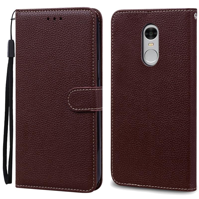 Für Xiaomi Redmi Note 4 Hülle Note 4X Leder Klapphülle Für Xiaomi Redmi Note 4 Global Brieftasche für Xiaomi Redmi Note 4X Handyhülle For Redmi Note 4 kaffeebraun