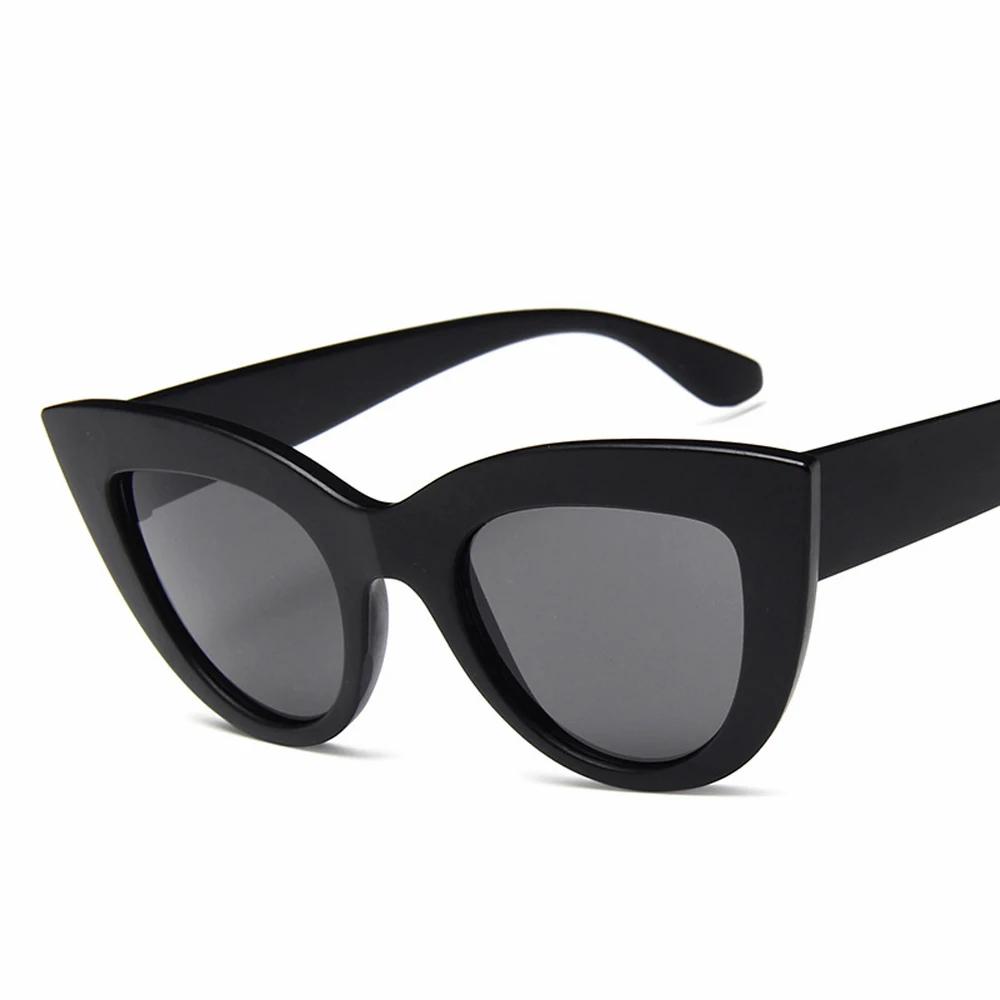 Neue Katzenaugen Damen Sonnenbrille Getönte Farblinse Herren Vintage Geformte Sonnenbrille Damen Brillen Blaue Sonnenbrille Designer