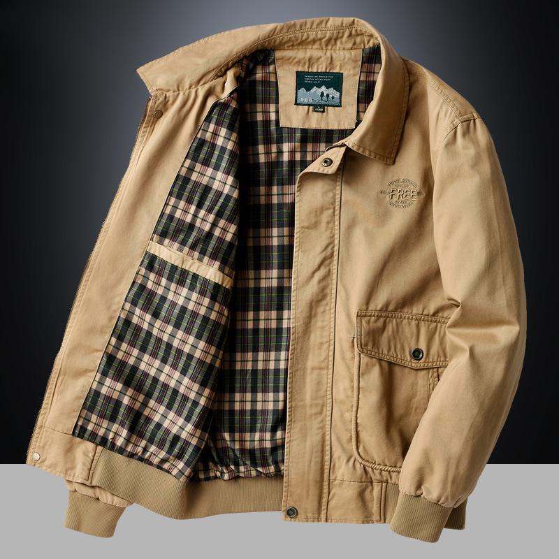 Herren Casual Revers Jacke Frühling Neue Mittleren Alters Business Casual Jacke Herren Frühling und Herbst Dünne Jacke 3XL
