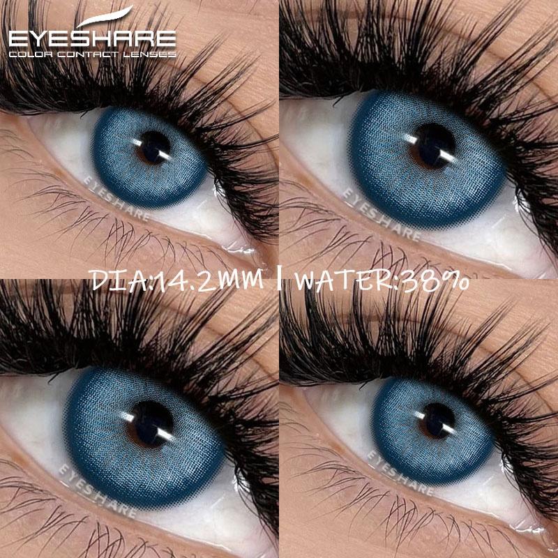 EYESHARE Neue Farbige Kontaktlinsen für Augen 1 Paar Braune Kontakte Mode Blaue Augenlinsen Graue Pupillen Grüne Augenlinsen Jährlich