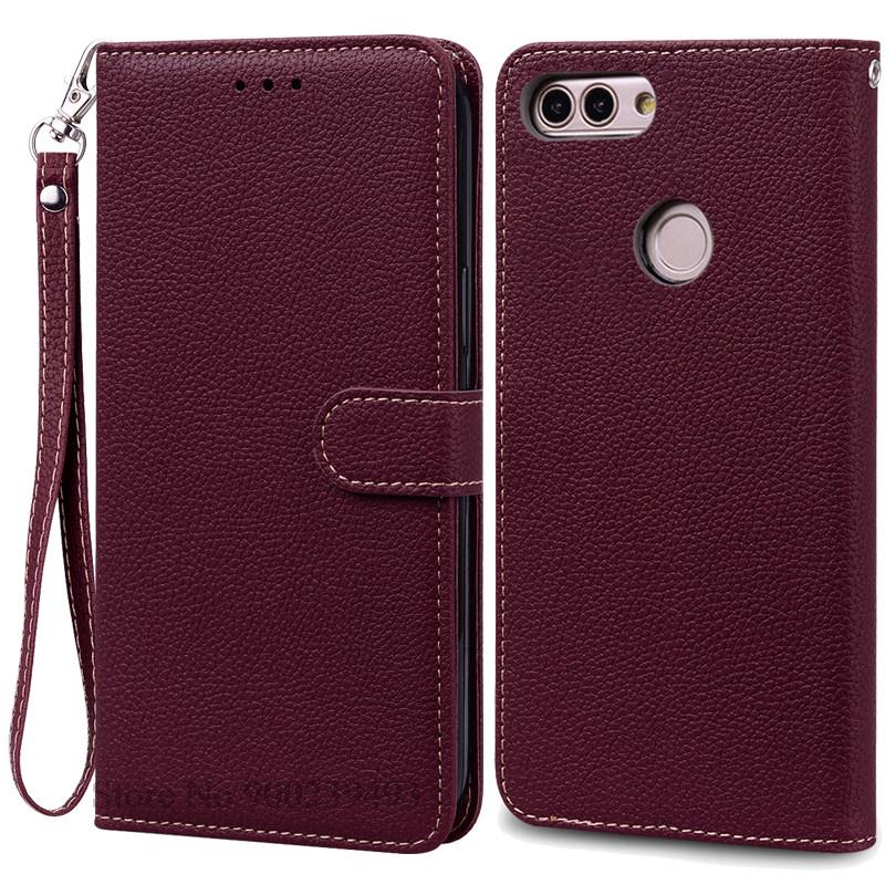 Für Huawei P Smart 2018 Fall FIG-LX1 Leder Brieftasche Flip Fall Für Huawei P Smart Fall FIG-LX1 5,65 zoll Fall coque Fundas Shell P Smart 2018 FIG-LX1