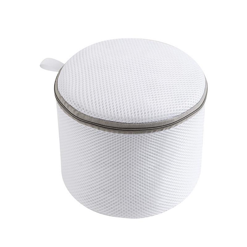 Wäschenetz für Unterwäsche mit Bügel, Netz mit Reißverschluss, Unterwäsche-BH-Wäschebeutel für Maschinenwäsche, weißes Gewebe