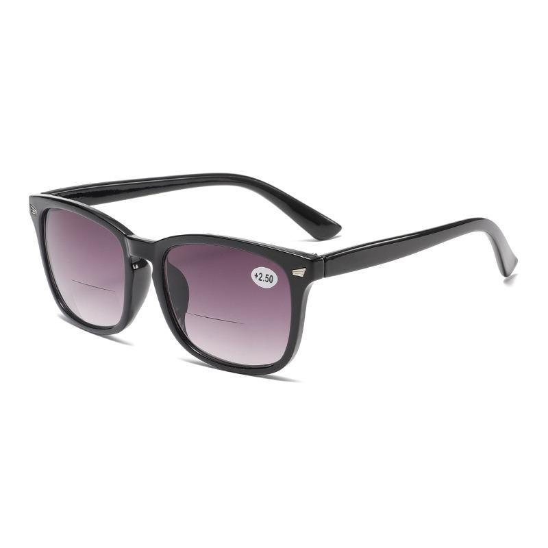 Neu Lesebrille Männer Fahren Reise Klassische Retro Presbyopie Brille Schatten UV400 Sonnenbrille Dioptrien +250
