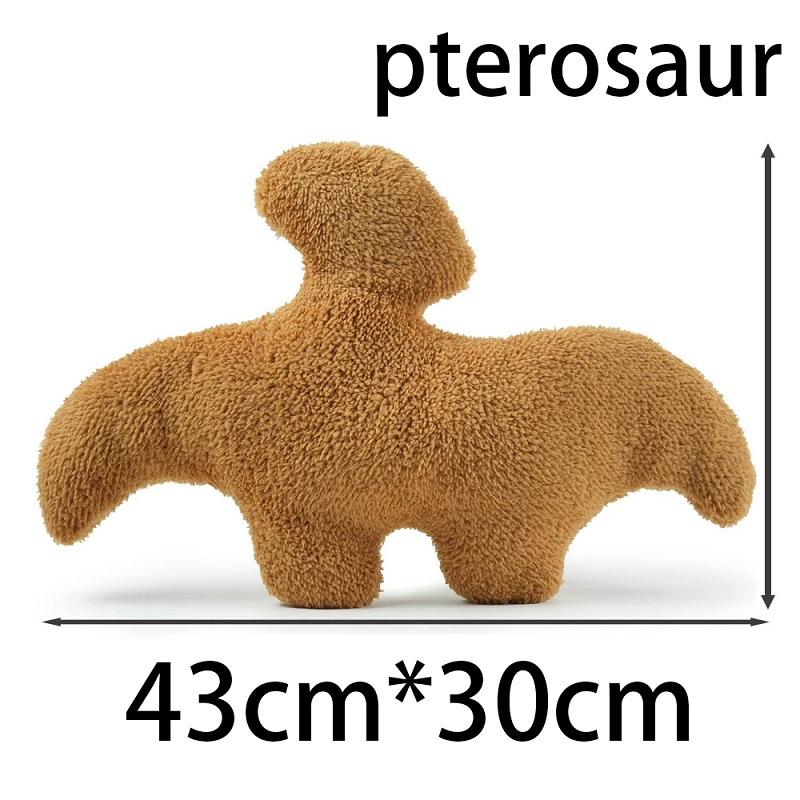 Nugget Kissen Dino Chicken Nugget Plüsch Kissen Cartoon Dinosaurier Plüsch Kissen Stofftier Plüsch Für Kinder Baby Geschenk