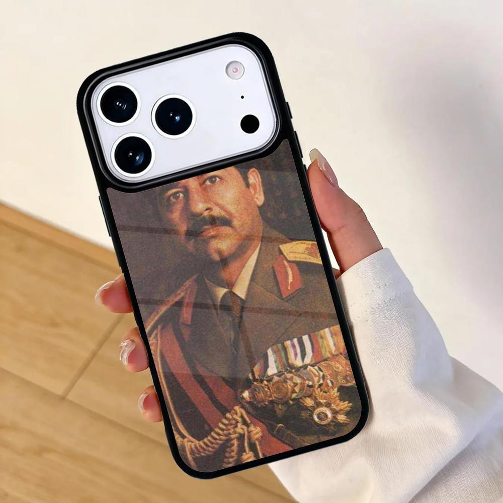 Saddam Hussein Irak Arabisch WEICHE Handyhülle Für Apple iPhone 17 air 16 Pro Max 15 Pro Max 14 13 12 11 Mini Rückabdeckung iPhone17 Pro Max