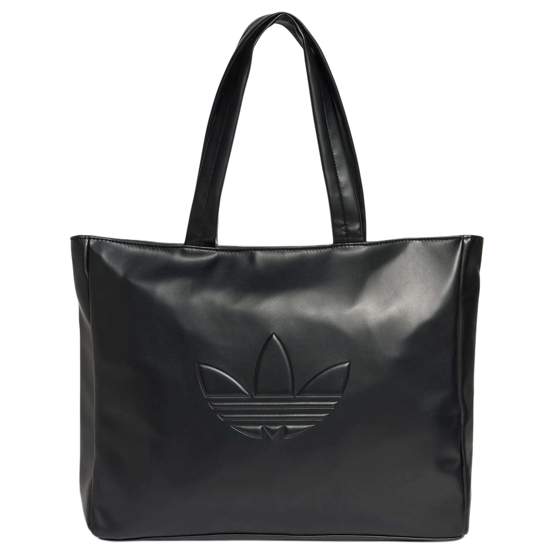 Adidas Originals Polyurethan Shopper Tasche Outline Trefoil Adidas JC6000 schwarz