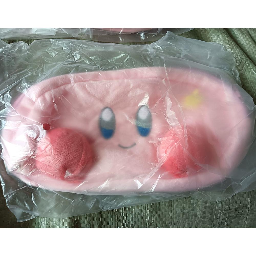 Anime Kirby Kawaii Federmäppchen Cartoon Plüsch Stiftebeutel Box Kinder Große Kapazität Kosmetiktasche Schreibwaren Etui Schulbedarf Geschenk