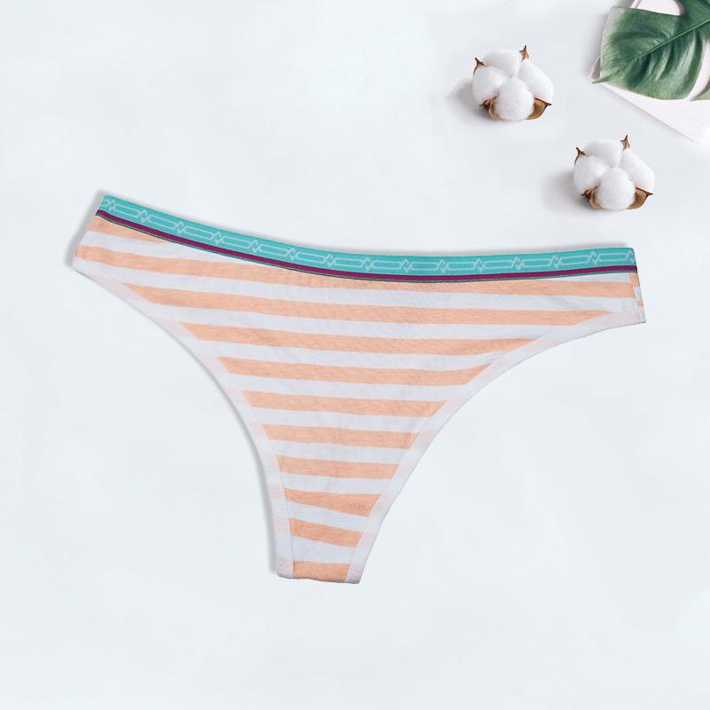 Sexy Tanga Baumwolle Frauen Höschen G-String T-back Weibliche Unterwäsche Slips Dessous Dame Bikini 1 Stück XL beige