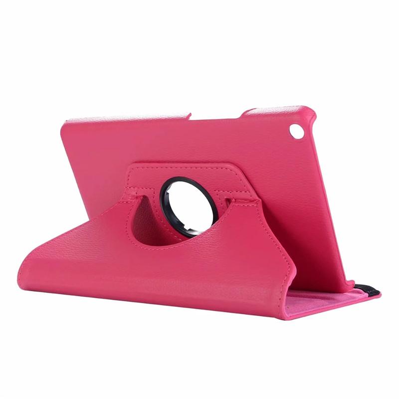 360 Grad drehbare Abdeckung für Lenovo Tab M8 4. Generation 8 Zoll Hülle TB300FU TB300XU mehrfach gefalteter Ständer Funda für Lenovo Tab M8 2023 M8 TB-8505 TB-8705 hellrosa