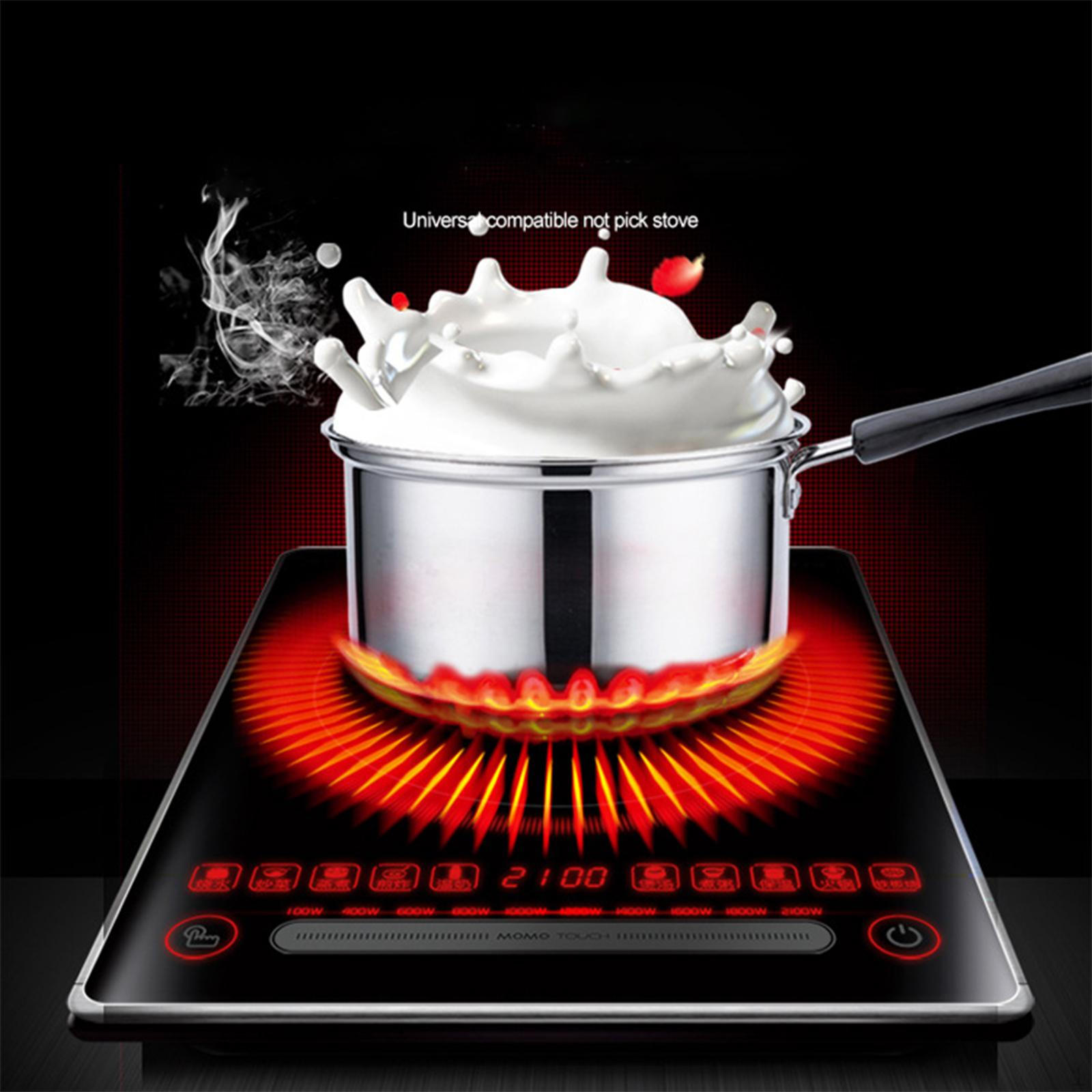 Antihaftbeschichteter Kochtopf mit Deckel, Kochtopf, Edelstahl, Milch, Nudeln, Nudeln, Suppentopf, Soße 14cm