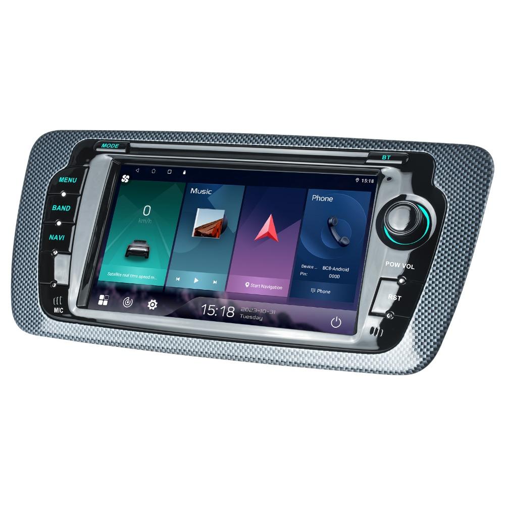4-Core Android Autoradio Für Seat Ibiza 6j 2009 2010 2011 2012 2013 Autoradio WIFI GPS RDS Carplay Multimedia-Player 4 core 2GB+32GB carplay