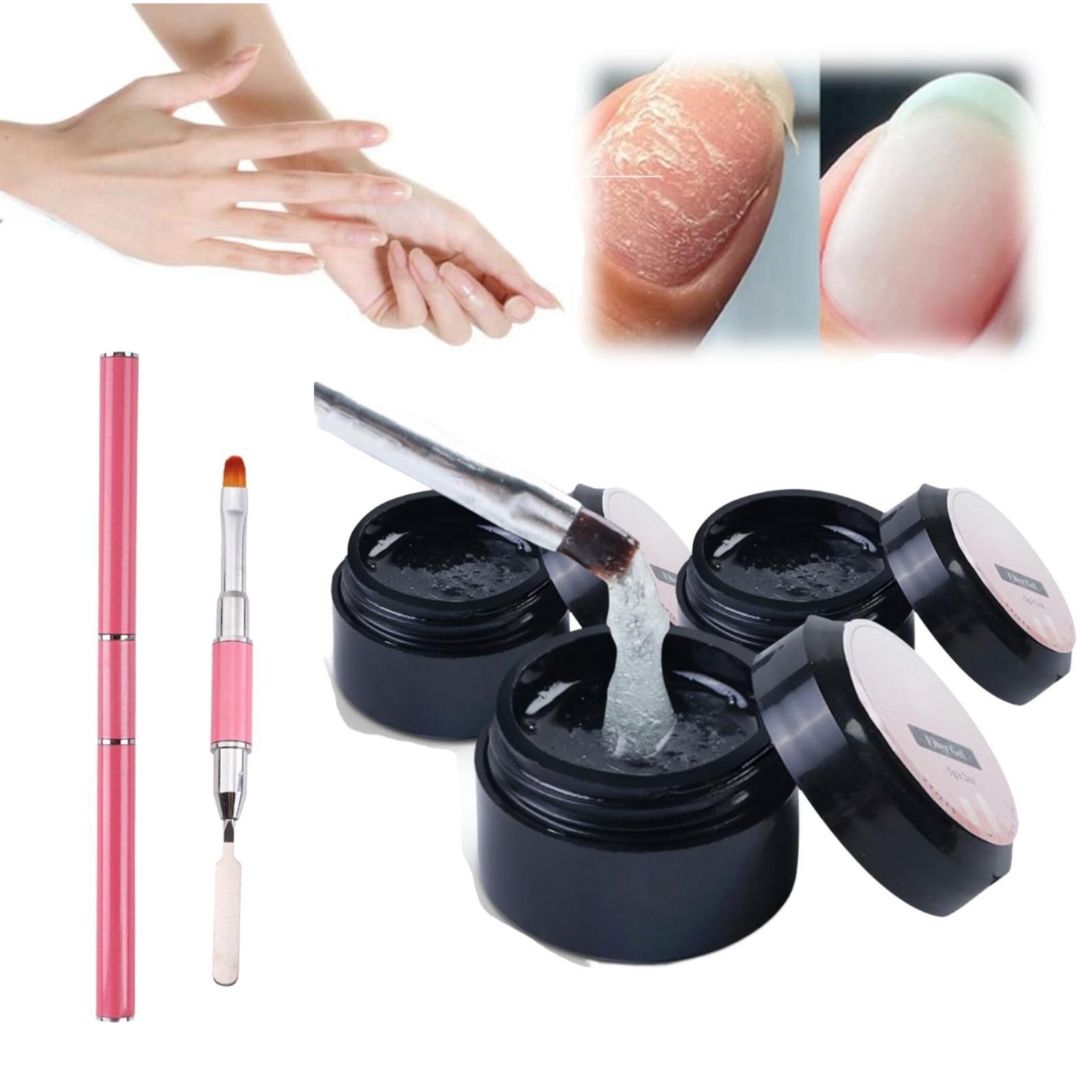 Gel-Set für rissige Nägel, Naturnagel-Set One Size
