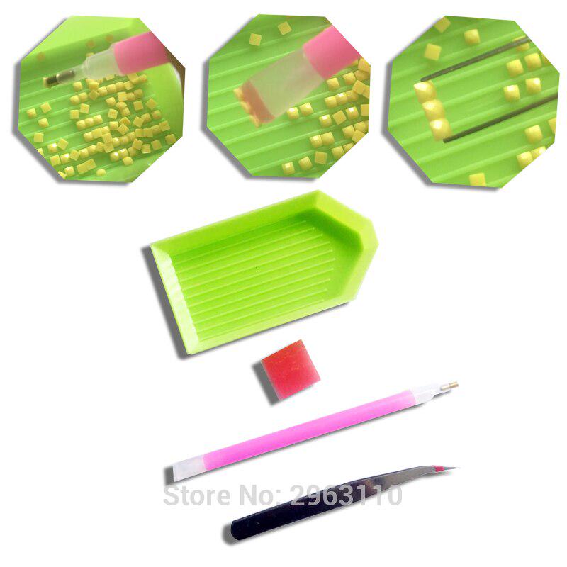 Muster Diamantstickerei Blumen Diamantstickerei Blumen Rose 20X30CM