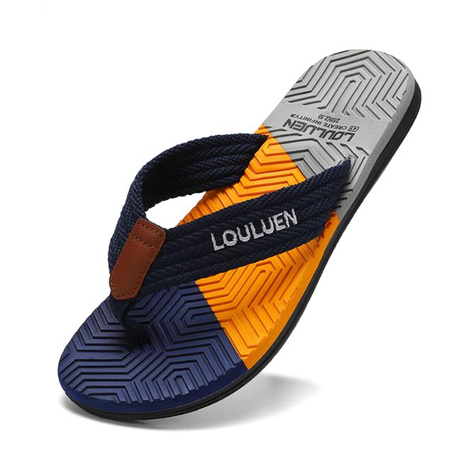Männer Flip-Flops Sommer Strand Flip-Flops Männer Mode Atmungsaktive Casual Männer Strand Hausschuhe Sommer Im Freien 44 black