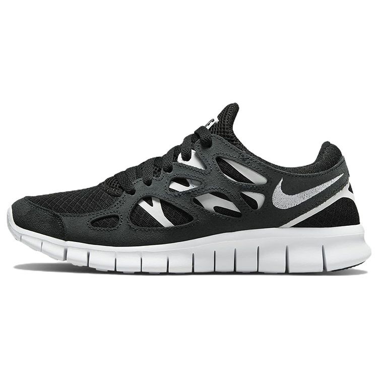 Nike Free RN 2 Schwarz Off Noir Damen Sneaker Weiß DM8915-002 35.5