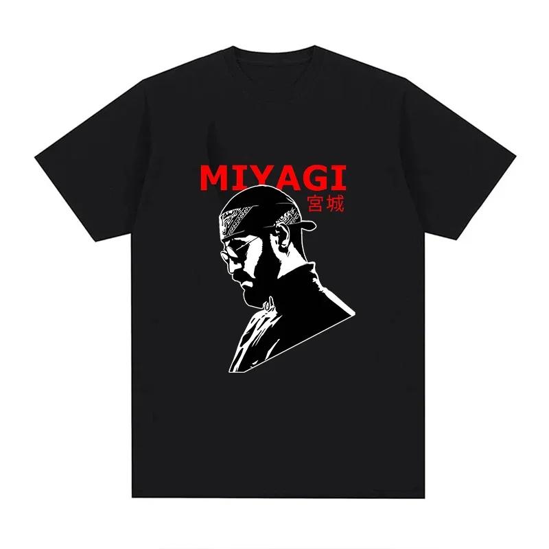 Hajime Miyagi Andy T-Shirt Herren Damen Übergröße Mode O-Ausschnitt Lässig Streetwear Atmungsaktiv Übergroß Bedruckt Locker Unisex T-Shirts XXXXL armee grüne