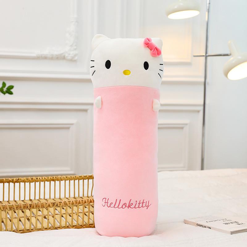 Entzückliches Sanrio Langes Zylindrisches Plüschkissen Stitch Begleiter Spielzeug Zum Beruhigenden Schlaf Hello Kitty,80cm