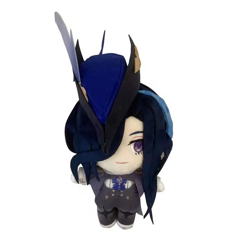 20cm Anime Spiel Genshin Impact Madame Clorinde Plüschpuppe Spielzeug Furina Niedliches Weiches Kuschelkissen Erwachsene Kinder Weihnachtsgeschenke