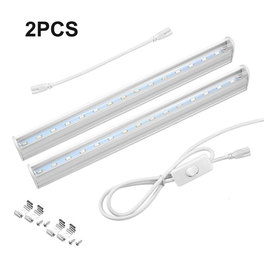 LED-Wachstumslicht, Vollspektrum-Zimmerpflanzenlampe, T5-Röhre, Glühbirne, Stablicht für Pflanzen, Blumen, Gemüse, Innengewächshaus, Hydrokultur, mit EU-Stecker EU Plug