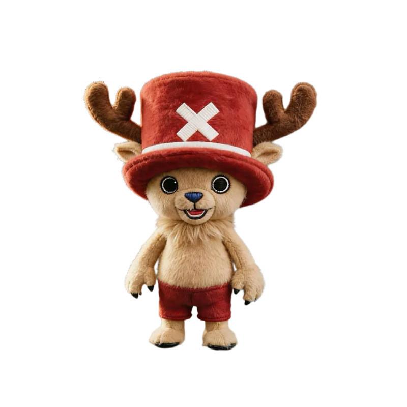 One Piece Chopper Plüschtier mit kurzem Flor für Sammler und Kinder Sitting
