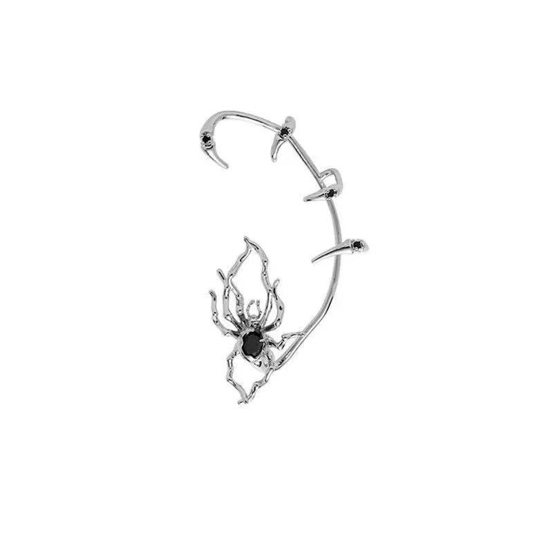 Dunkler Süßer Spinnen-Ohrklemme für Damen - Ohne Piercing Nischen-Design Ohrschmuck