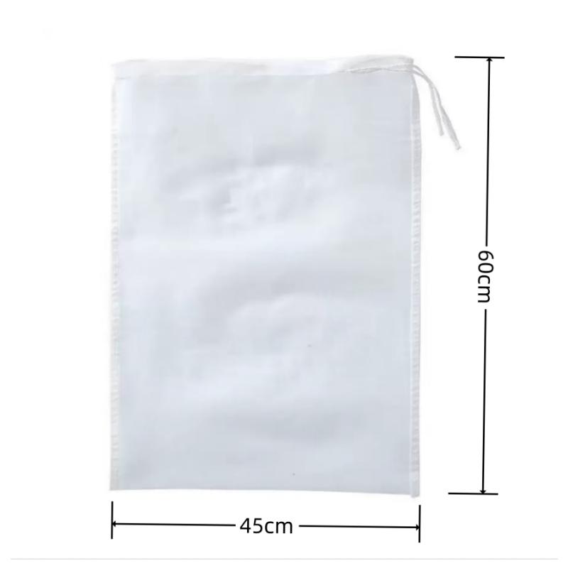 Nylon-Filterbeutel, Sieb für Gemüsemilch, Sieb zum Abtropfen von Tee, Netzfilter, Küchenhelfer für Zuhause, Lebensmittel, Käse, Sieb für Honig 45*60cm