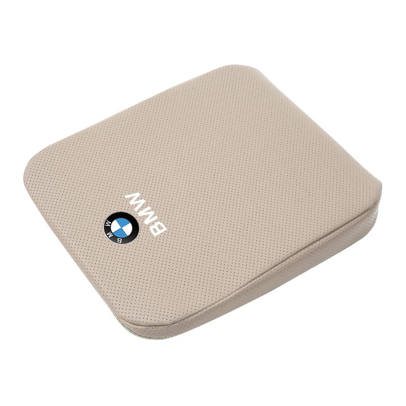 Autositz Erhöhungskissen Atmungsaktives Lederpolster Für BMW 1 2 3 4 5 7er E46 E90 E60 F30 F10 E39 i3 i4 X1 X2 X3 X5 X4 beige