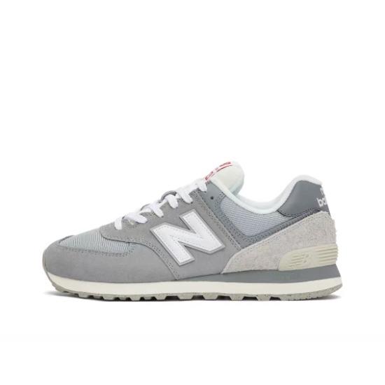 New Balance 574 Schiefergrau Unisex Sneakers Weiß U574BKR EU 42 grau