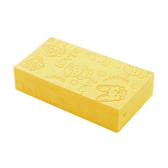 Bad Schwamm Peeling Dusche Weiche Peeling Körper Haut Dusche Spa Bad Pinsel Waschen Schwamm Pad Schwämme Reinigung Spa Bad ball gelb