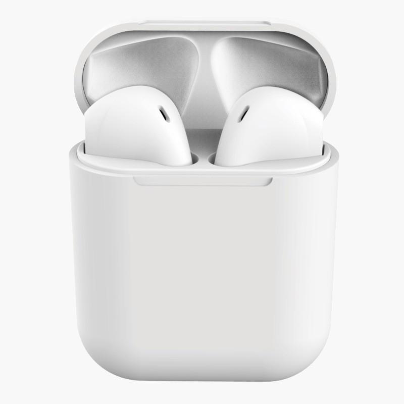 Inpods12 TWS TWS Ohrhörer 5.0 Bluetooth-Kopfhörer, kabelloses Headset für iPhone und alle Android-Telefone weiß