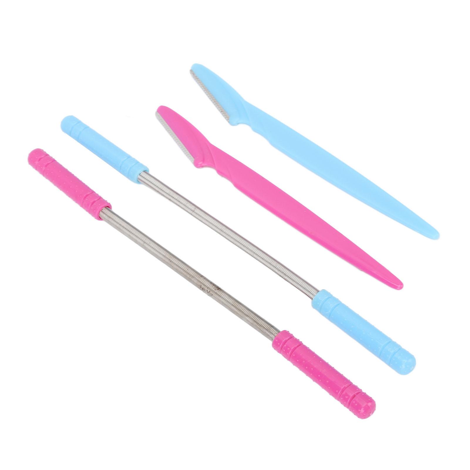 Feder Gesichts Haarentferner Frauen Gesichtsrasierer Rasierer Faden Epilierer Set für Oberlippe Wange