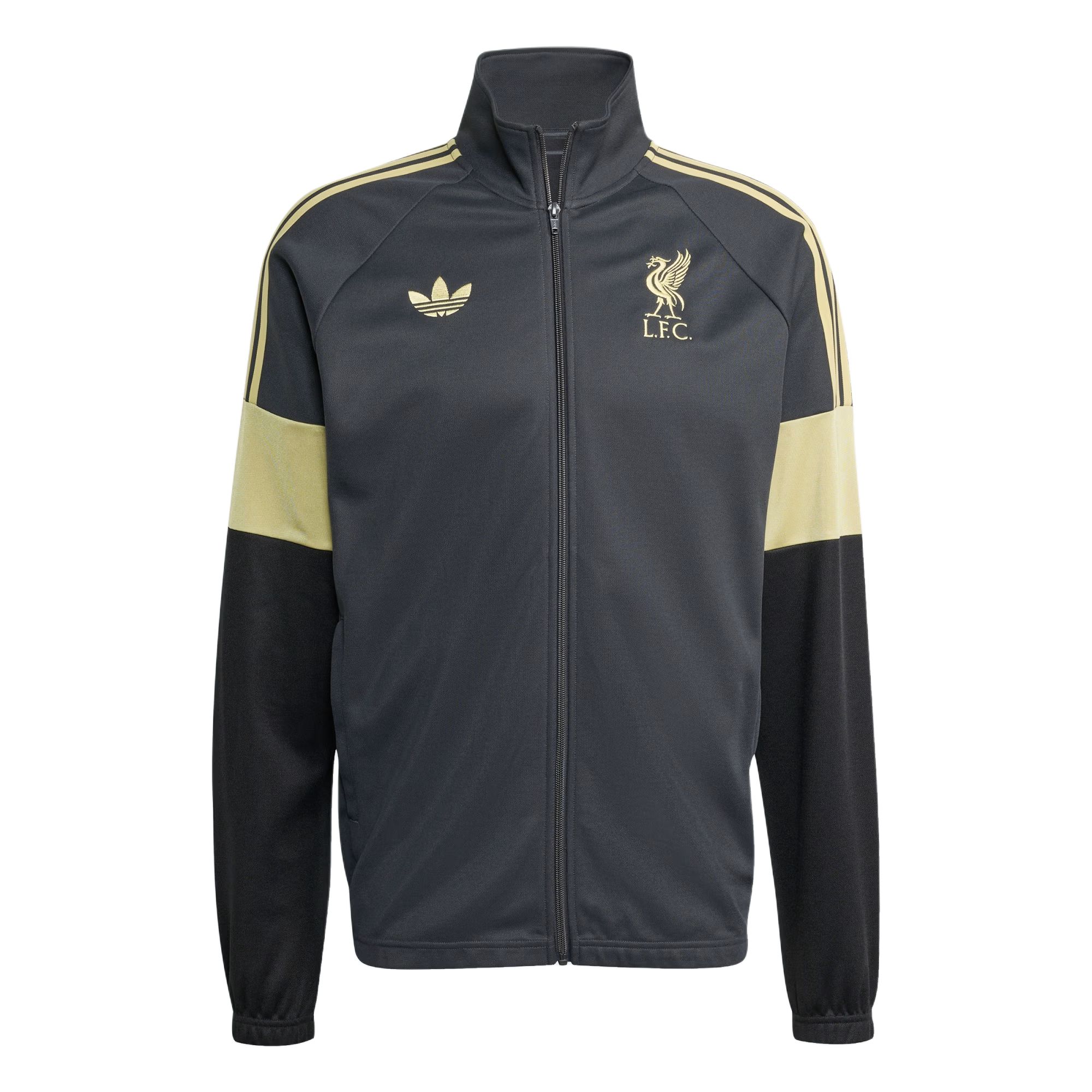 Adidas Originals X Liverpool FC Lfstlr Trainingsjacke Stehkragen Gestreift Reißverschluss Weiche Jacke Herren Jacken KC7802 S