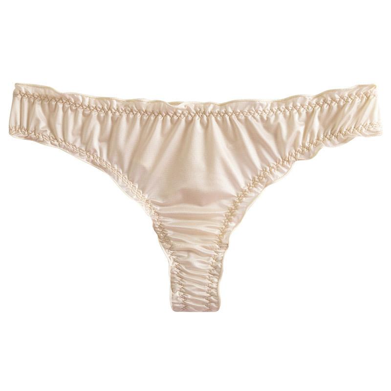 Sexy dünne nahtlose Höschen für Frauen Eis Seide Tanga Sexy Damen Unterwäsche Slip für Mädchen Unterhosen XL nude