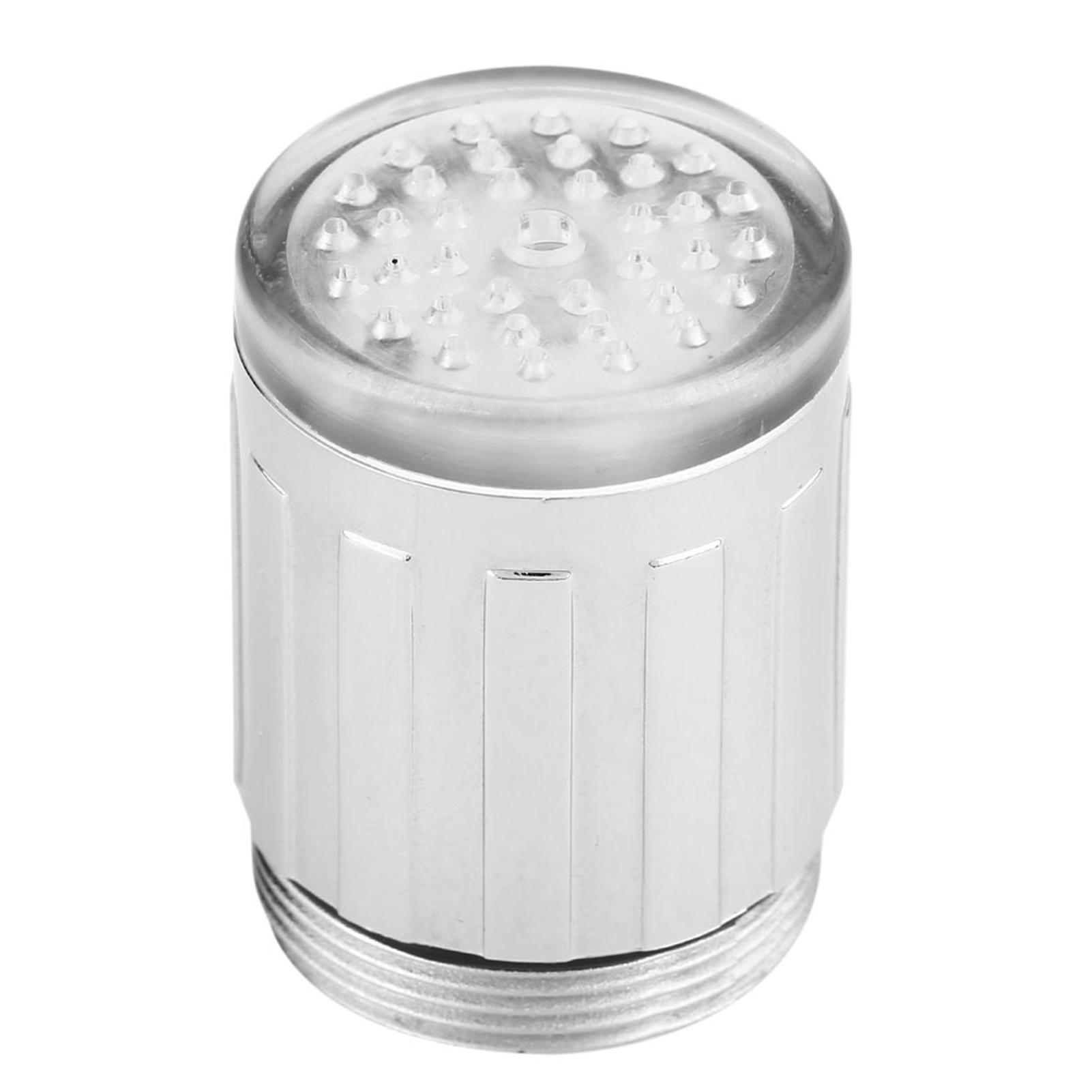 Temperaturfühlende farbwechselnde LED-Leuchte Wasserhahn Armatur Küche Badezimmer Aufsatz