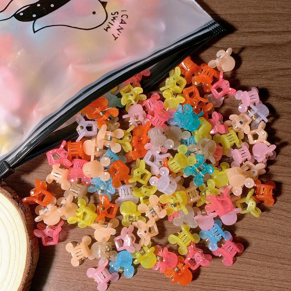 20PCS Pack Mädchen Cartoon Bunte Blume Mini Haar Krallen Kinder Süße Haarnadeln Kinder Mode Haar Zubehör Nette Haar Clip