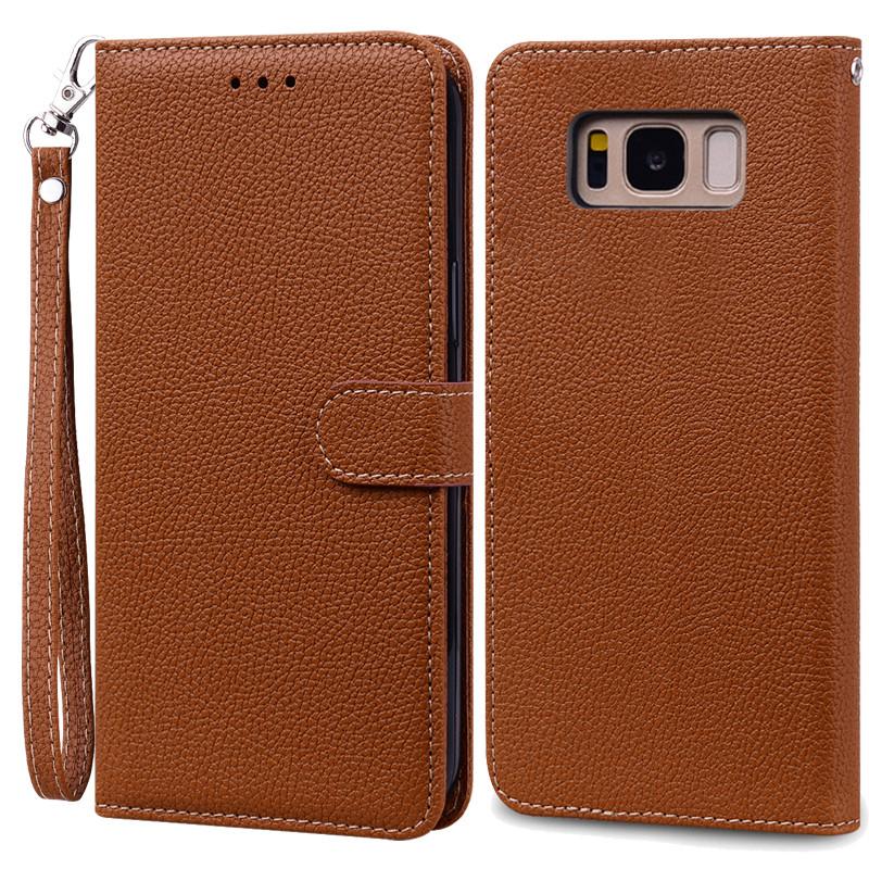 S8/S8 Plus Fall Für Samsung Galaxy S8 Fall G950F Leder Brieftasche Flip Fall Für Samsung Galaxy S8 Plus G955F telefon Fall Fundas For Samsung S8 Plus