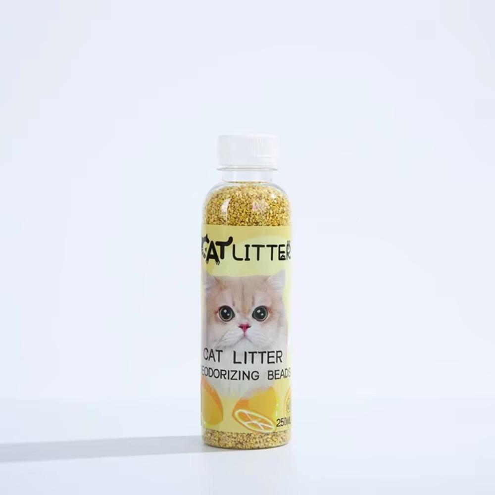 Aromatische Kätzchen-Toilette Reinigung Desodorierung Katzen-Geruchsentfernung Perlen Katzenstreu Desodorierungsperlen Lemon Fragrance